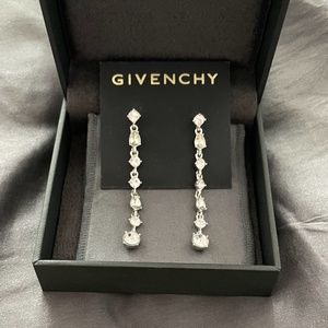 Givenchy Crystal Drop Earrings